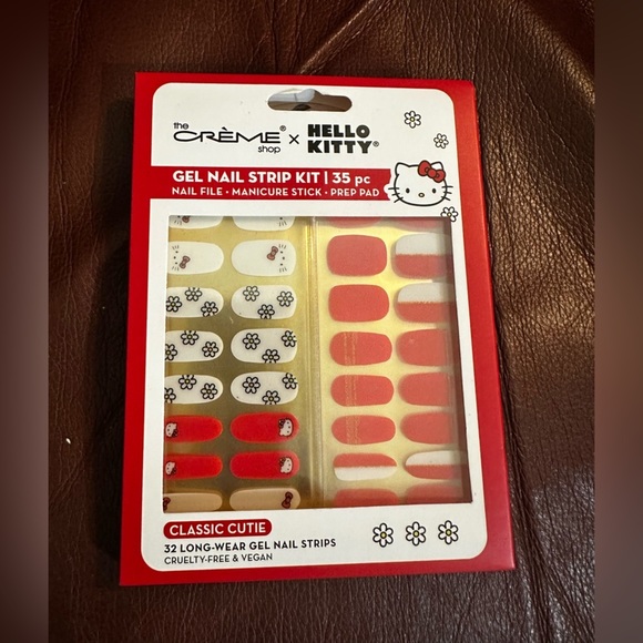 Hello Kitty Makeup Nib The Crme Shop X Hello Kitty Gel Nail Strip